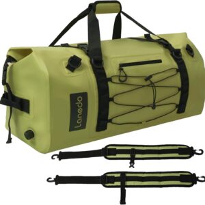 80L Dry Bag Large Waterproof Bag Roll-Top Heavy Duty Fishing Duffel Bag with Durable Straps & Handles for Kayaking Paddle boarding Boating Rafting Fishing Canoeing Camping
